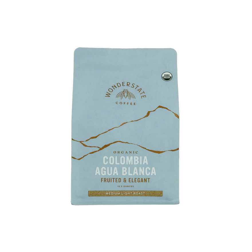 Organic Colombia Agua Blanca 10.5 oz - Roasted Coffee for Flexible Brew Methods