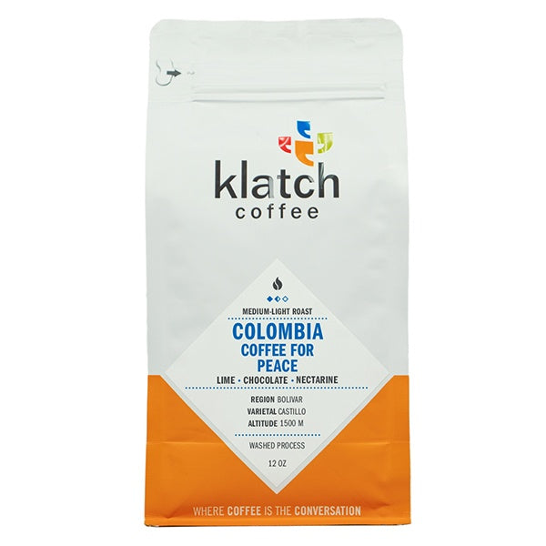 Colombia Coffee for Peace 12 oz - Roasted Coffee for Flexible Brew Methods