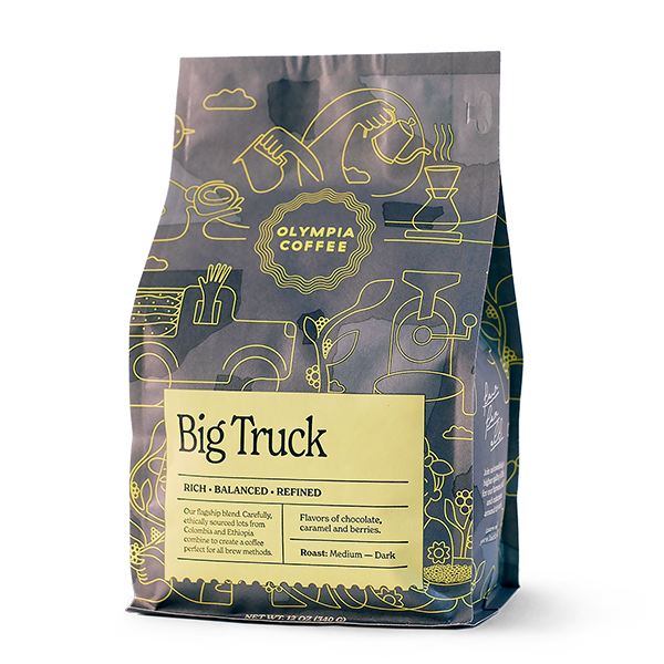 Big Truck 12 oz - Roasted Coffee for Flexible Brew Methods