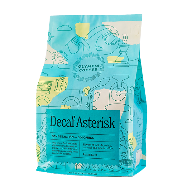 Decaf Asterisk 12 oz - Roasted Coffee for Flexible Brew Methods