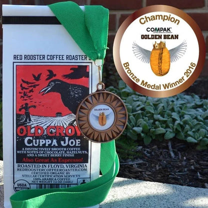 Organic Old Crow Cuppa Joe - Roasted Coffee for Flexible Brew Methods