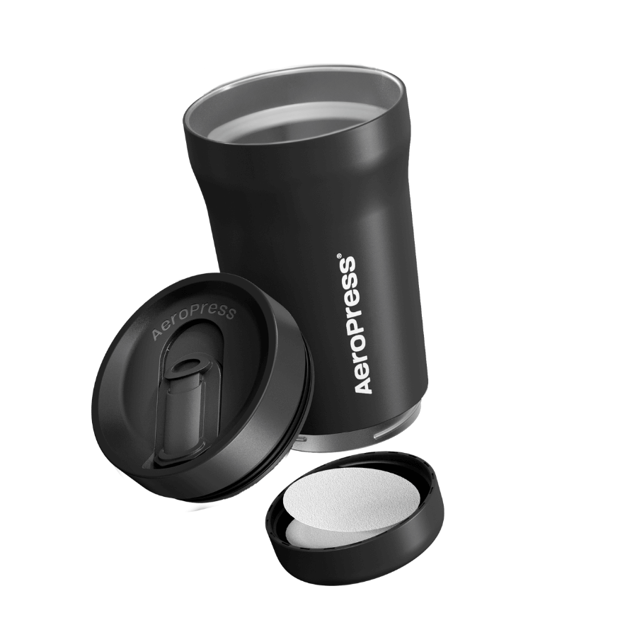 AeroPress Travel Coffee Tumbler - Stainless Steel - Coffee Serving Accessory for Daily Use