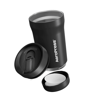 AeroPress Travel Coffee Tumbler - Stainless Steel - Coffee Serving Accessory for Daily Use
