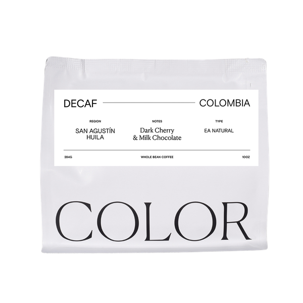Decaf Colombia San Agustin 10 oz - Roasted Coffee for Flexible Brew Methods