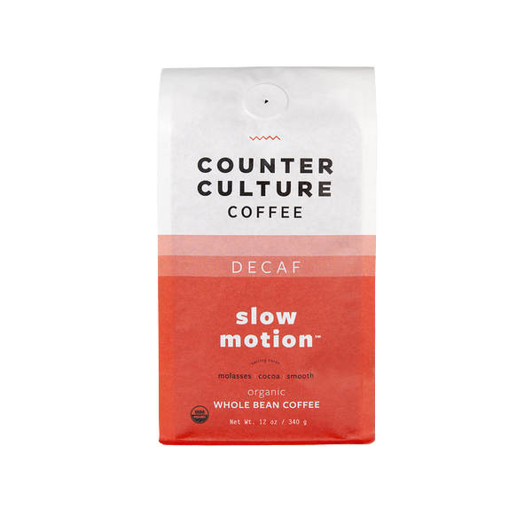 Slow Motion - Decaf 12 oz - Roasted Coffee for Flexible Brew Methods