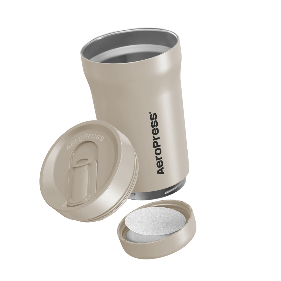 AeroPress Travel Coffee Tumbler - Stainless Steel - Coffee Serving Accessory for Daily Use