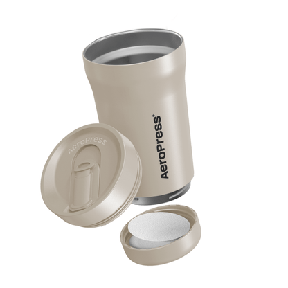 AeroPress Travel Coffee Tumbler - Stainless Steel - Coffee Serving Accessory for Daily Use