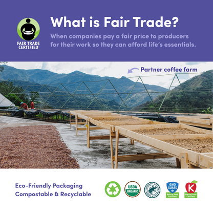 Downtown Blend Organic & Fair Trade - Roasted Coffee for Flexible Brew Methods