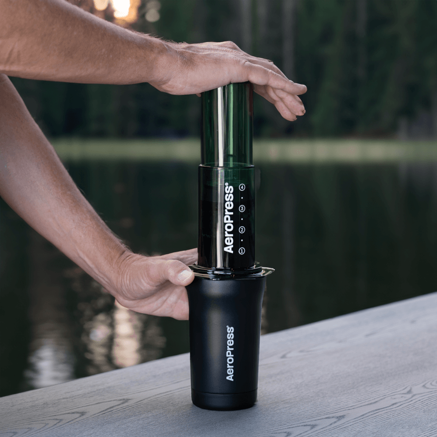 AeroPress Travel Coffee Tumbler - Stainless Steel - Coffee Serving Accessory for Daily Use