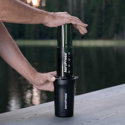 AeroPress Travel Coffee Tumbler - Stainless Steel - Coffee Serving Accessory for Daily Use
