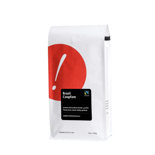 Brazil Coopfam Certified Fairtrade 2 lb - Roasted Coffee for Flexible Brew Methods