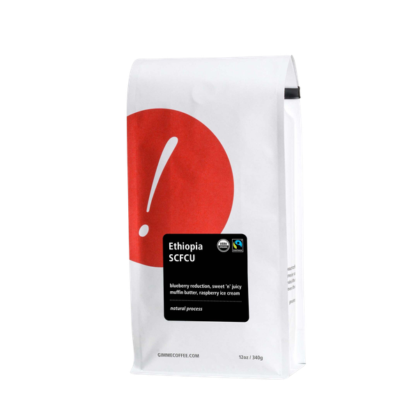 Ethiopia SCFCU Fairtrade Organic 12 oz - Roasted Coffee for Flexible Brew Methods