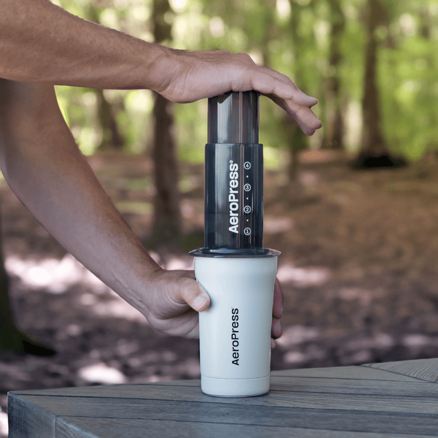 AeroPress Travel Coffee Tumbler - Stainless Steel - Coffee Serving Accessory for Daily Use