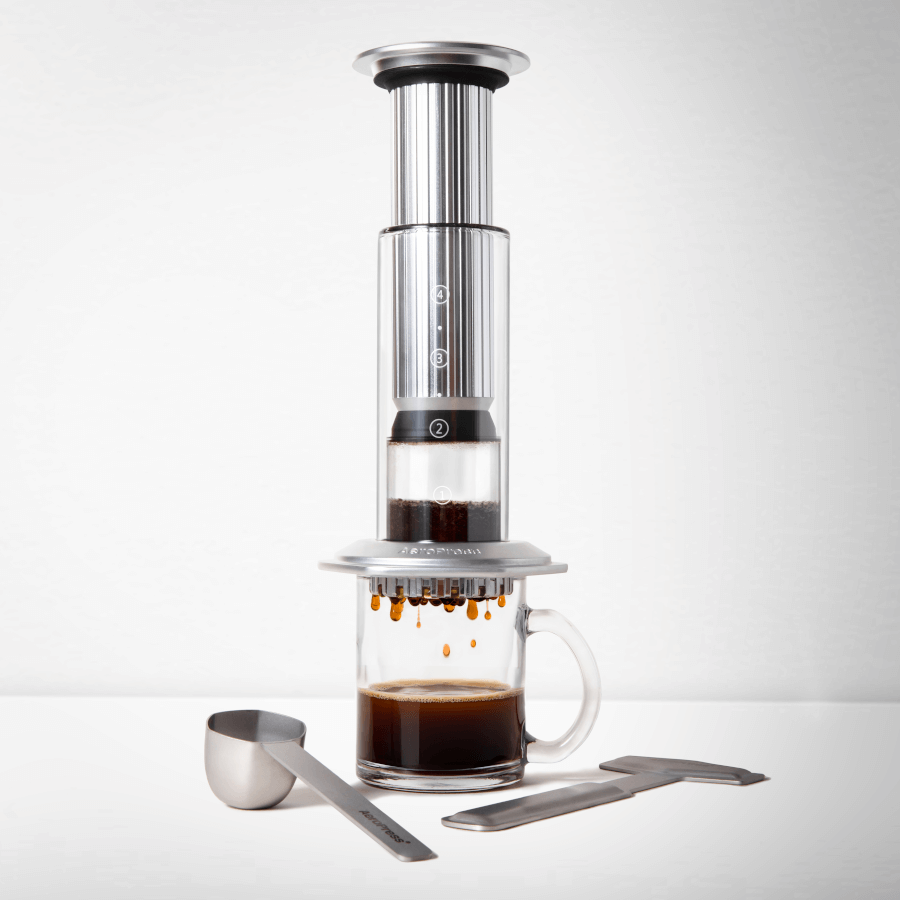 AeroPress Coffee Maker - Premium - Manual Coffee Press for Flexible Recipes